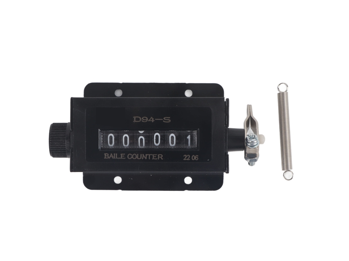 Contador mecánico de perforación reiniciable de 6 dígitos 0-999999 D94-s