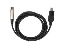 Cabo Usb Para Microfone Conversor Usb Macho Para Xlr Fêmea 9.8ft Para Gravação Estúdio