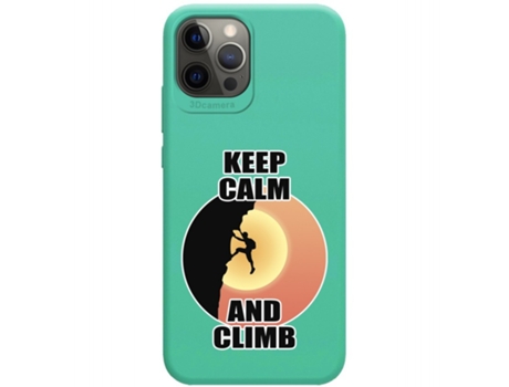 Carcasa iPhone 12 Pro Max (6.7) TUMUNDOSMARTPHONE Silicona Líquida Dibujos Verde