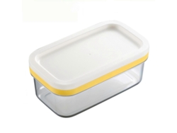 Cortador de mantequilla transparente de gran capacidad, apto para alimentos, para guardar en el refrigerador y para otros utensilios de cocina. Rosewell