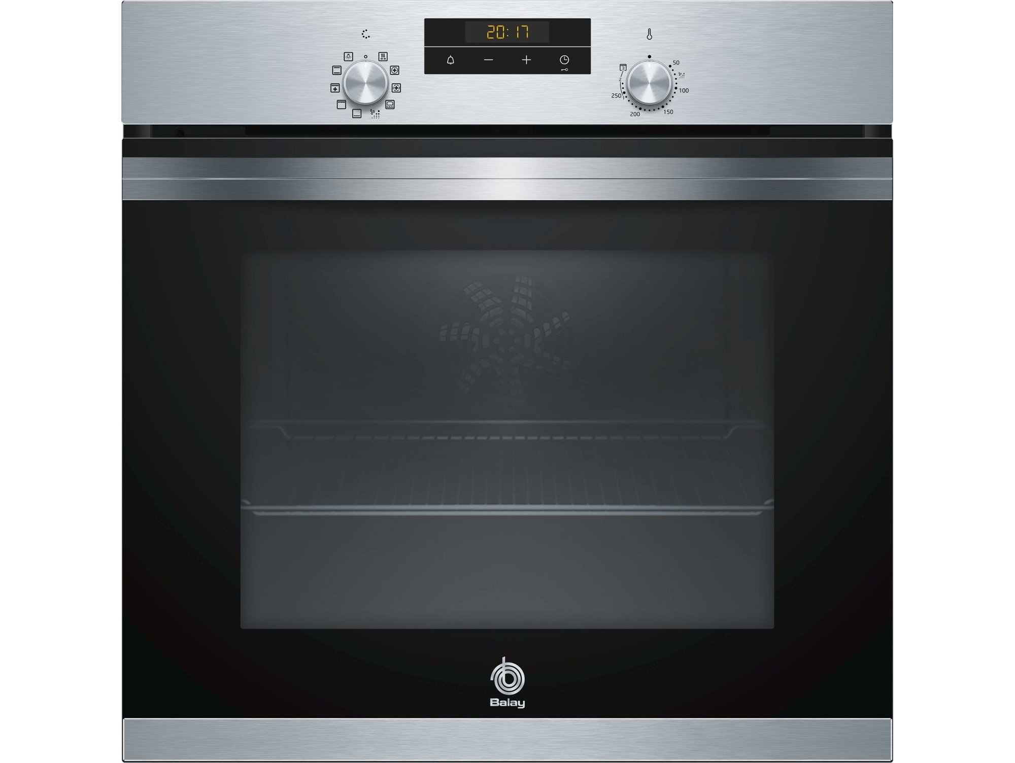 Balay 3hb4331x0 Horno 71l acero inoxidable touch rail 60cm 7 funciones aqualisis 71 59.4 60x60cm capacidad de 60 serie abatible stock 3400 multifuncion