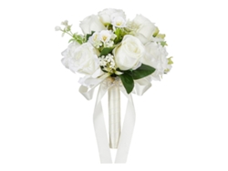 Ramo de novia, ramo de rosas blancas, ramo Deslowmoose