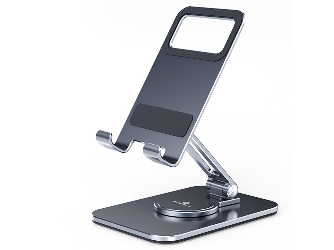 Soporte para tableta ajustable, giratorio y plegable, altura ajustable