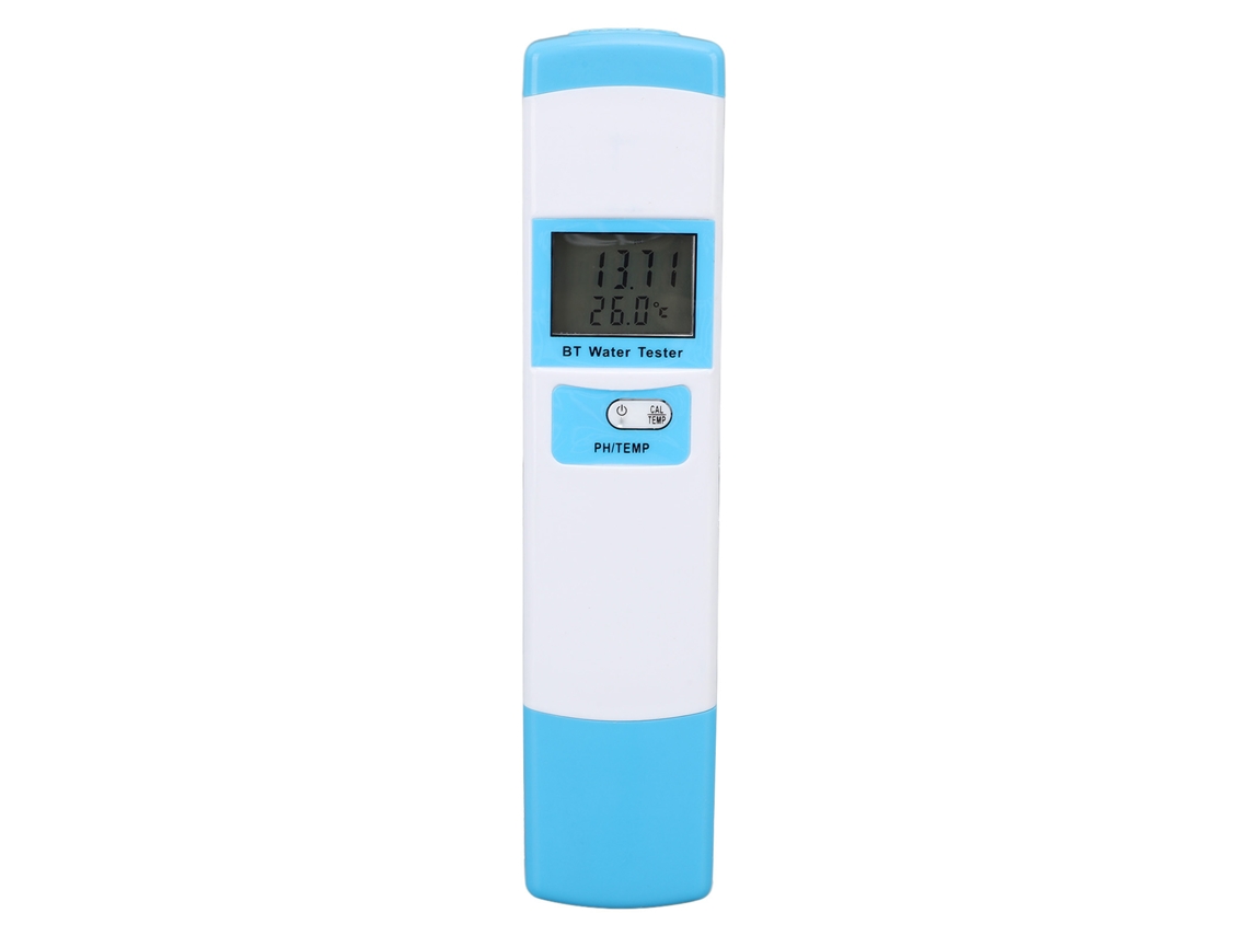 Medidor digital de calidad del agua 2 en 1: pH y temperatura.