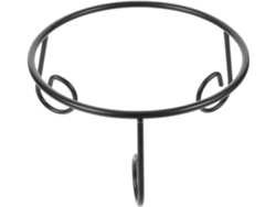 Soporte De Hierro Kichouse Para Esferas De Jardín De 5,7 Pulgadas Y Bolas Para Cenadores, Base Decorativa Negra Para