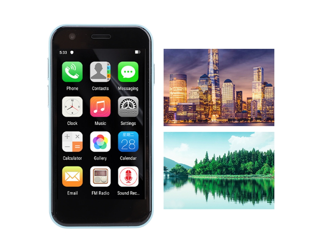 Smartphone Pocket 3in Pantalla Wifi 1gb Ram 16gb Rom 4 Núcleos Android 8.1 Teléfono Móvil