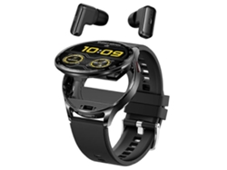 Reloj inteligente T97 2 en 1 con auriculares inalámbricos, compatible con Bluetooth, monitorización de salud y deportes Ly Ebike