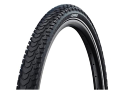 Neumático antipinchazos Schwalbe Marathon Mondial Raceguard - Compatible con E-50 - Negro