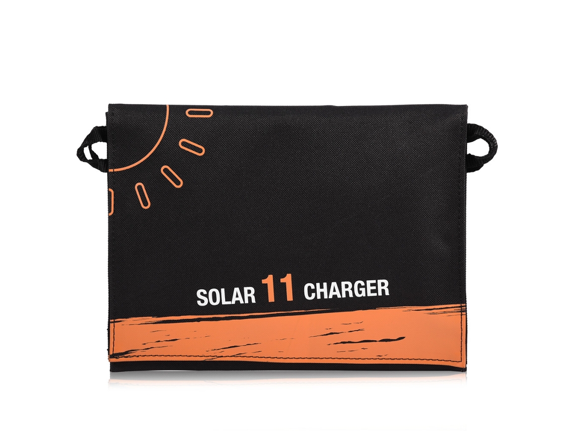 Panel Solar Plegable Portátil Resistente Al Agua De 11w Para Cargador De Banco De Energía Al Aire Libre