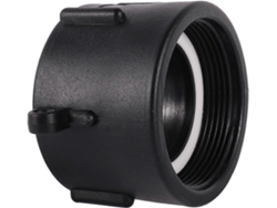 Adaptador IBC de 60 mm con rosca gruesa, conexión de 2'', para tanque de 1000 L con válvula de lluvia.