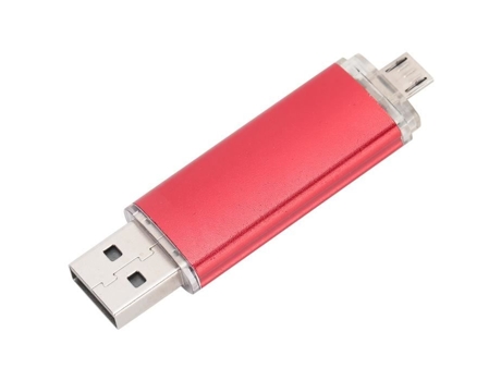 HURRISE Otg Disco USB Flash Drive 2 en 1 Otg U Disco Memoria USB Pen Almacenamiento de Datos de Alta Capacidad Rojo 8 Gb