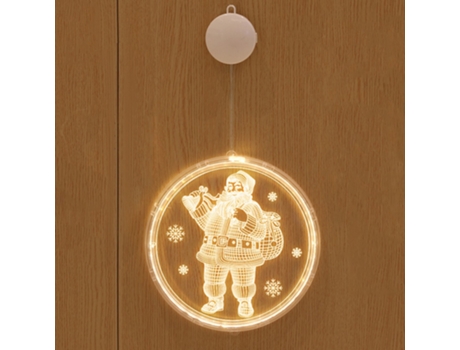 Adorno de Navidad Luces Decorativas Led Letras Blancas Blanco