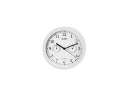 Reloj Pared Analogico Blanco 25Cm TempHumedad ELBE