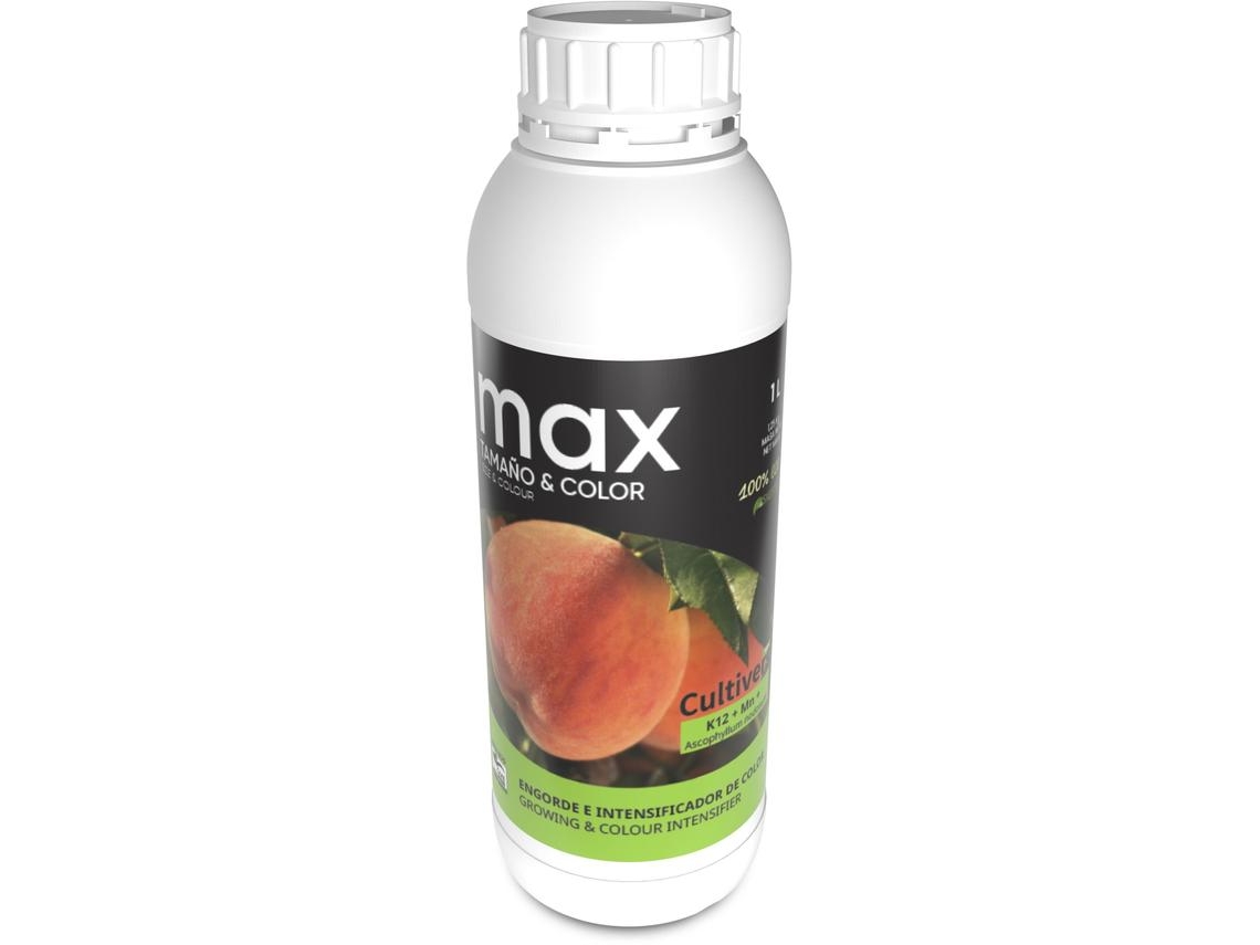 CULTIVERS Abono Engorde e Intensificador de Color 1 L Fertilizante Estimulante para Mejorar la Calidad del Fruto Libre de hormonas sintéticas