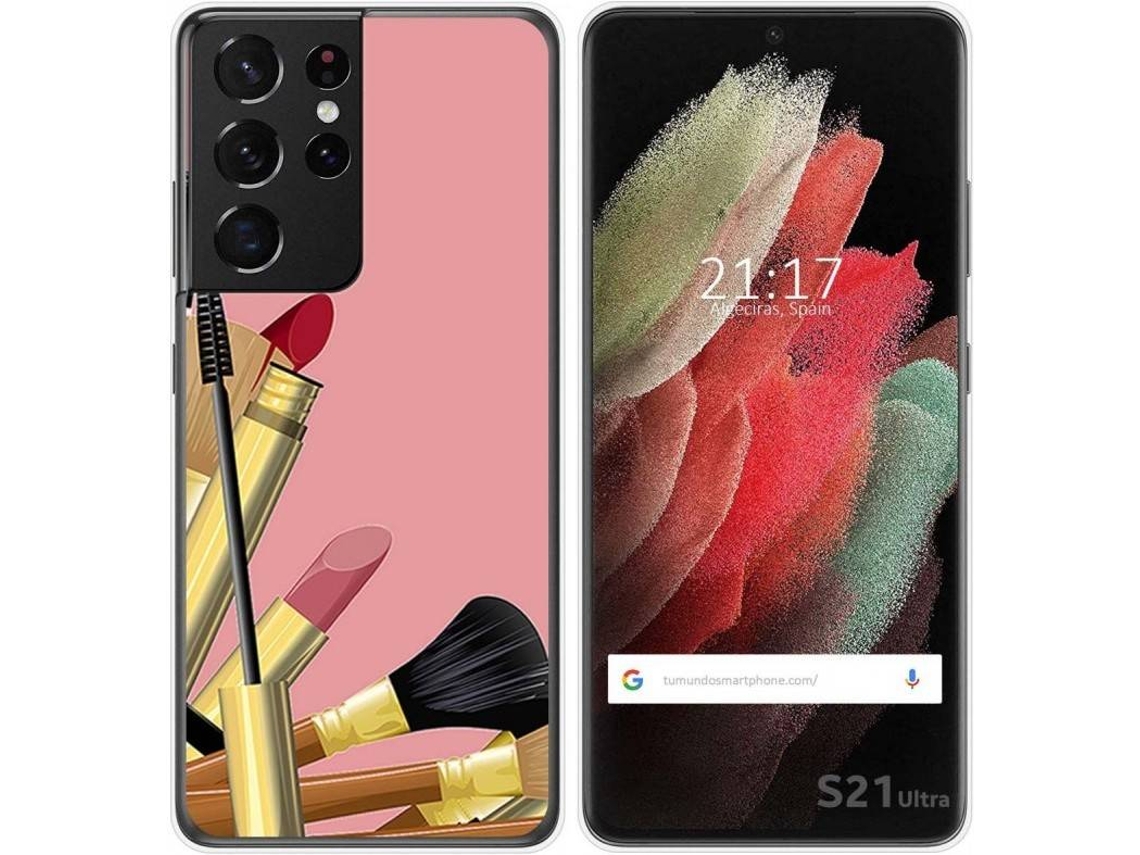 Carcasa Samsung Galaxy S21 Ultra 5G TUMUNDOSMARTPHONE Brochas Multicolor