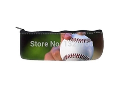 Estuche para lápices con cremallera para jugar al béisbol, Chennnls