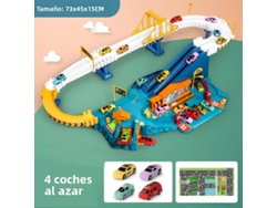 Juguete de dinosaurio, vagón de tren con aparcamiento y vías para aventuras, fabricado en plástico ABS. Mdug