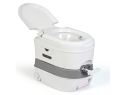 Wc Inodoro Portátil Químico Con Ruedas Adultos 24l Camper, Camping, Vater Descarga Agua 20l Briebe Wc1196w Blanco