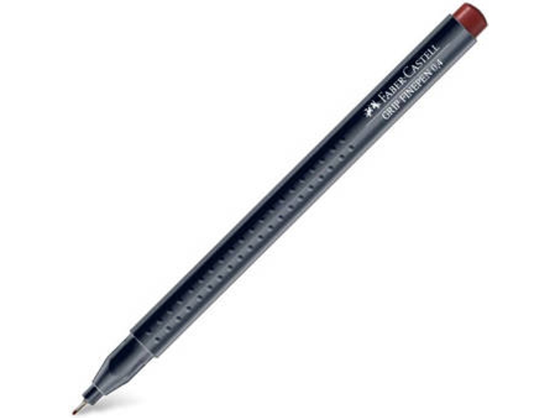 Marcador FABER-CASTELL Fino (Marrón - 0.4 mm)