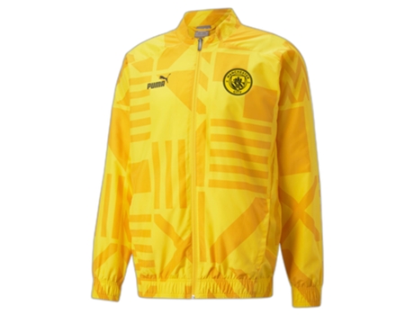 Chaqueta de Chándal para Hombre de Fútbol PUMA (XS - Amarillo)
