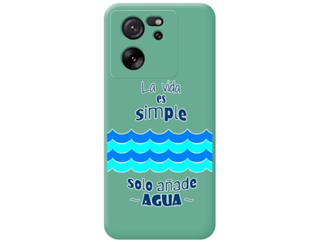 Funda para Xiaomi Xiaomi 13T TUMUNDOSMARTPHONE Silicona Líquida Verde