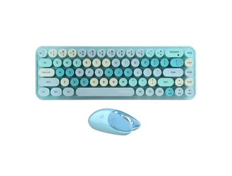 MOFII Teclado Inalámbrico Juego De Ratón Ergonómico Impermeable Color Mixto Toque 68 Teclas 2.4G PC Teclado De Computadora Ratones Combos Para Ofic...