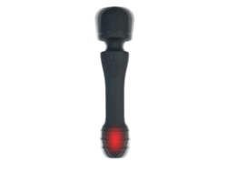 Potente Varita Vibrador Masajeador Mágico Impermeable Calefactable Inalámbrico Fuerte para Mujeres Negro YEMAESRE