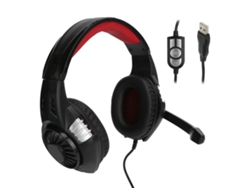 Mali fone de Ouvido Gamer Fio G308 com Microfone e Luz Led, Porta Usb, Som Estéreo Virtual, Confortável para Computador