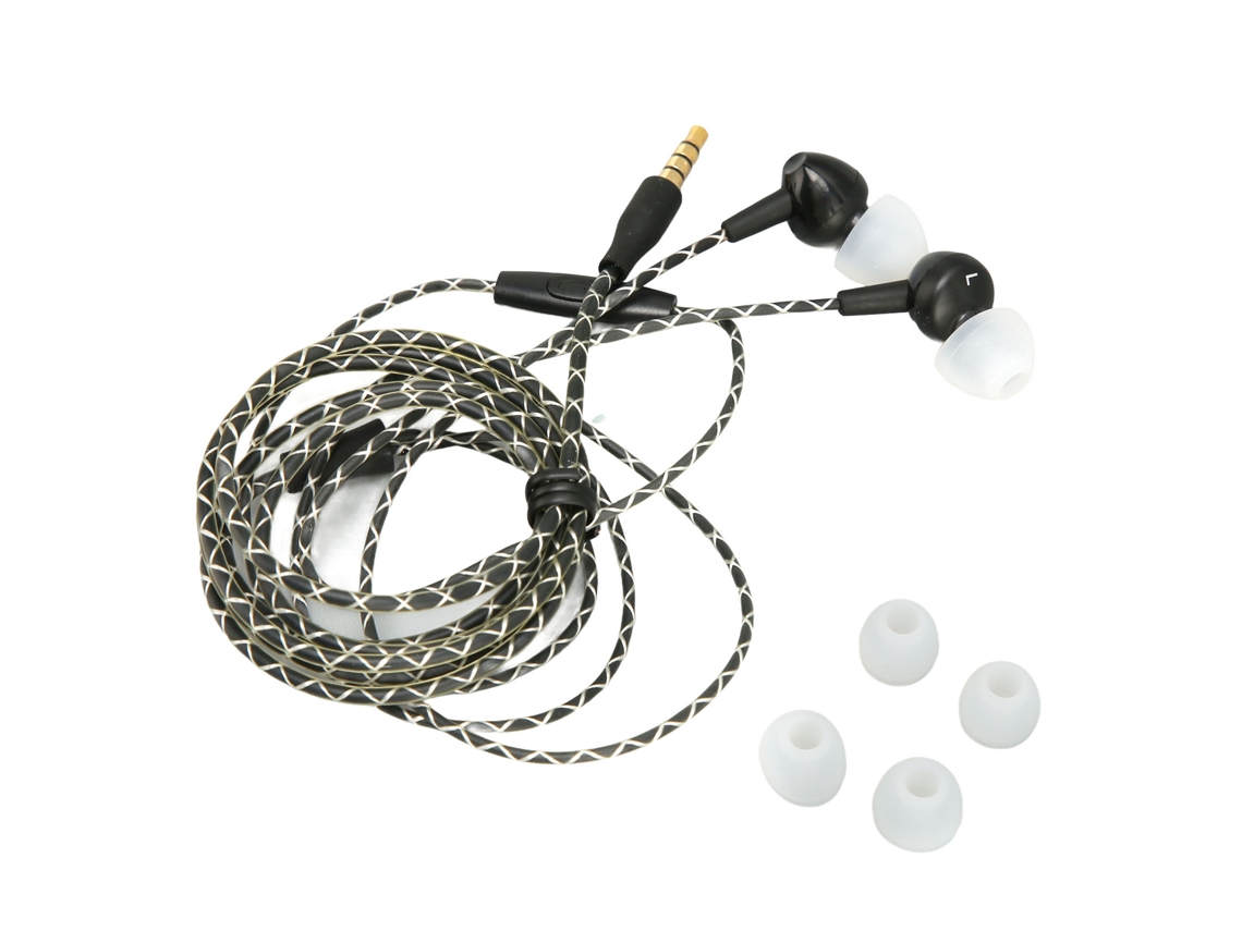 Auriculares Ergonómicos Con Cable De 3,5 Mm, Micrófono Y Controles Para Android E Ios, 20-20 Khz, 1,2 M