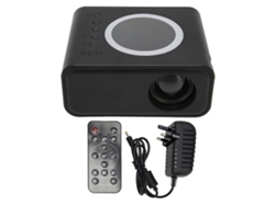Miniproyector Portátil 1080p Led Para Cine En Casa Y Exteriores, Altavoz Abs, 4ω, 2w, Enchufe Británico.