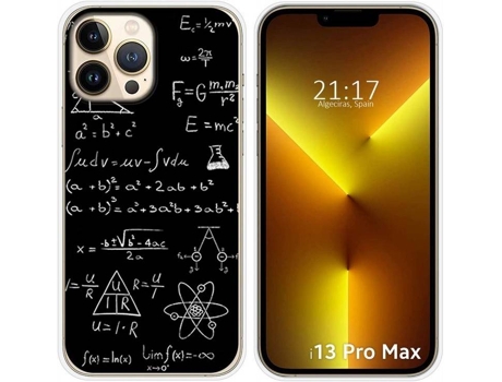 Carcasa iPhone 13 Pro Max (6.7) TUMUNDOSMARTPHONE Formulas Dibujos Multicolor