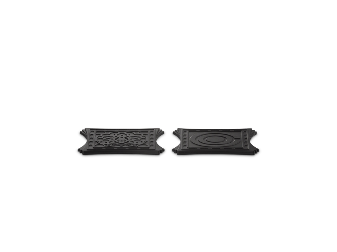 Conjunto de 2 Bases para Calientes MagnÃ©ticos Negro LE CREUSET