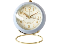 Despertadores vintage, reloj de mesa analógico silencioso sin tictac con un diseño único y elegante, reloj de escritorio a pilas para el hogar y la oficina.