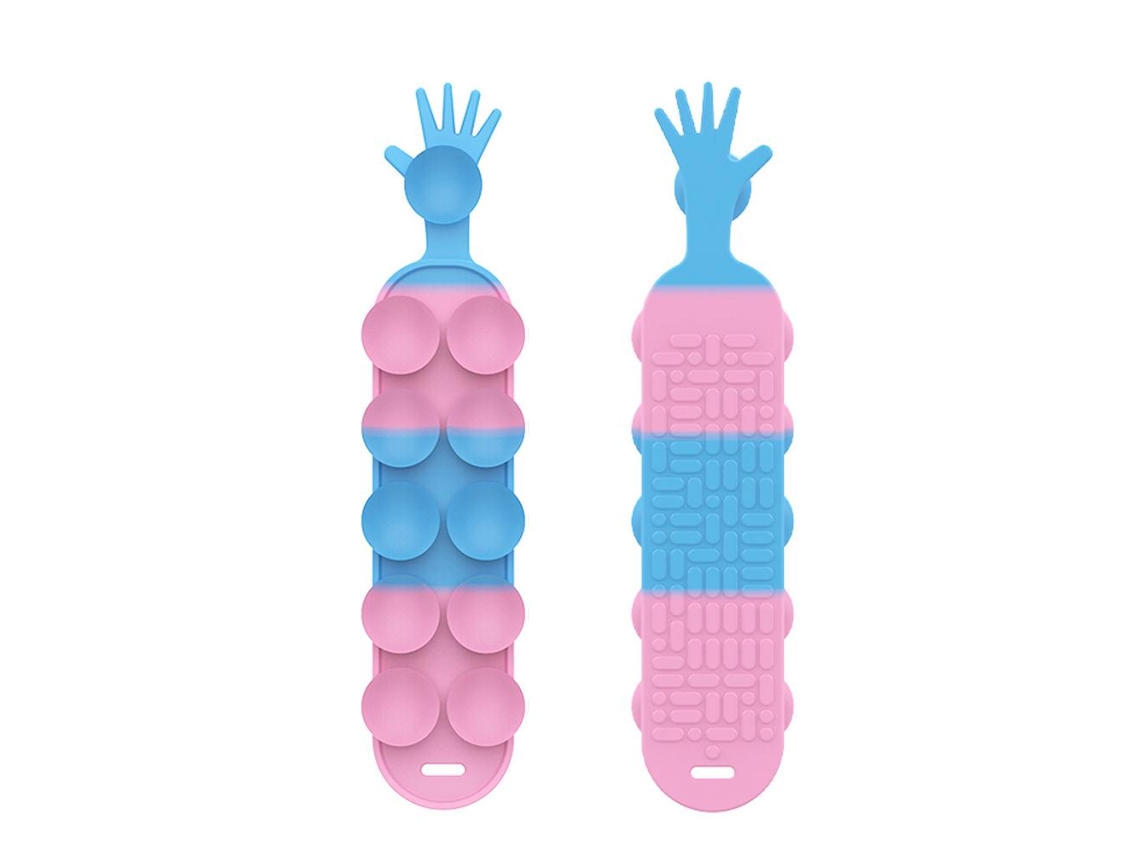 Rebe Folha de Silicone com Ventosas - Brinquedo Anti-Stress Macio e Sensorial para Crianças