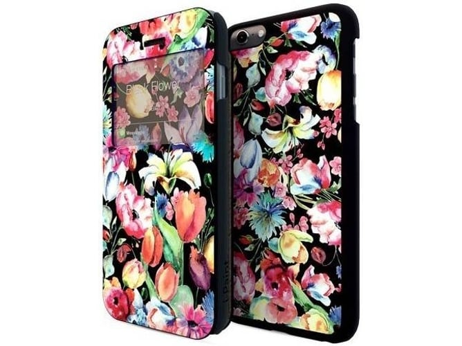 Funda iPhone 6 Plus, 6s Plus I-PAINT Flores Multicolor