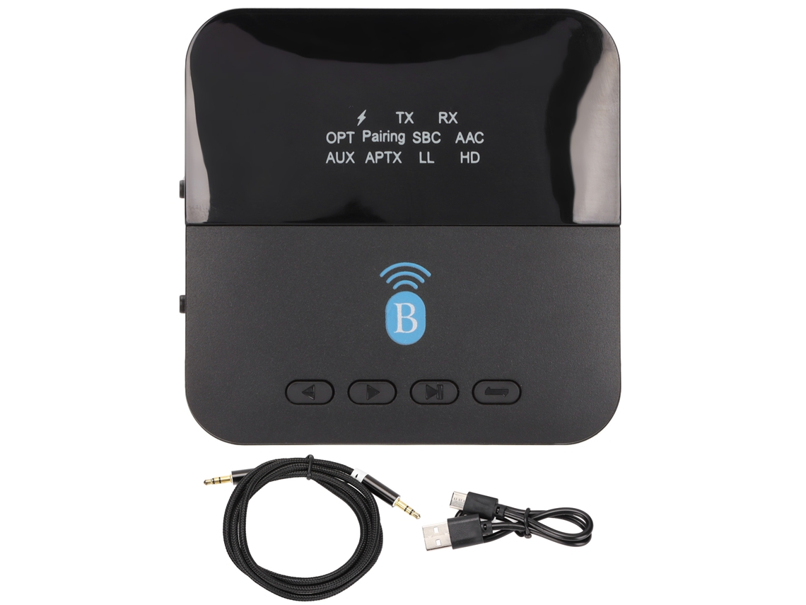 Adaptador Bluetooth 5.0 2 En 1, Transmisor/receptor Inalámbrico Hifi Con Cero Pérdidas Para Dispositivos Bluetooth.