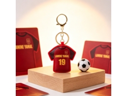 Un Llavero Genérico Con Forma De Camiseta De Fútbol, Un Accesorio Para Los Aficionados Al Mundial Y A La Eurocopa, Un Regalo Ideal, Ergonómi
