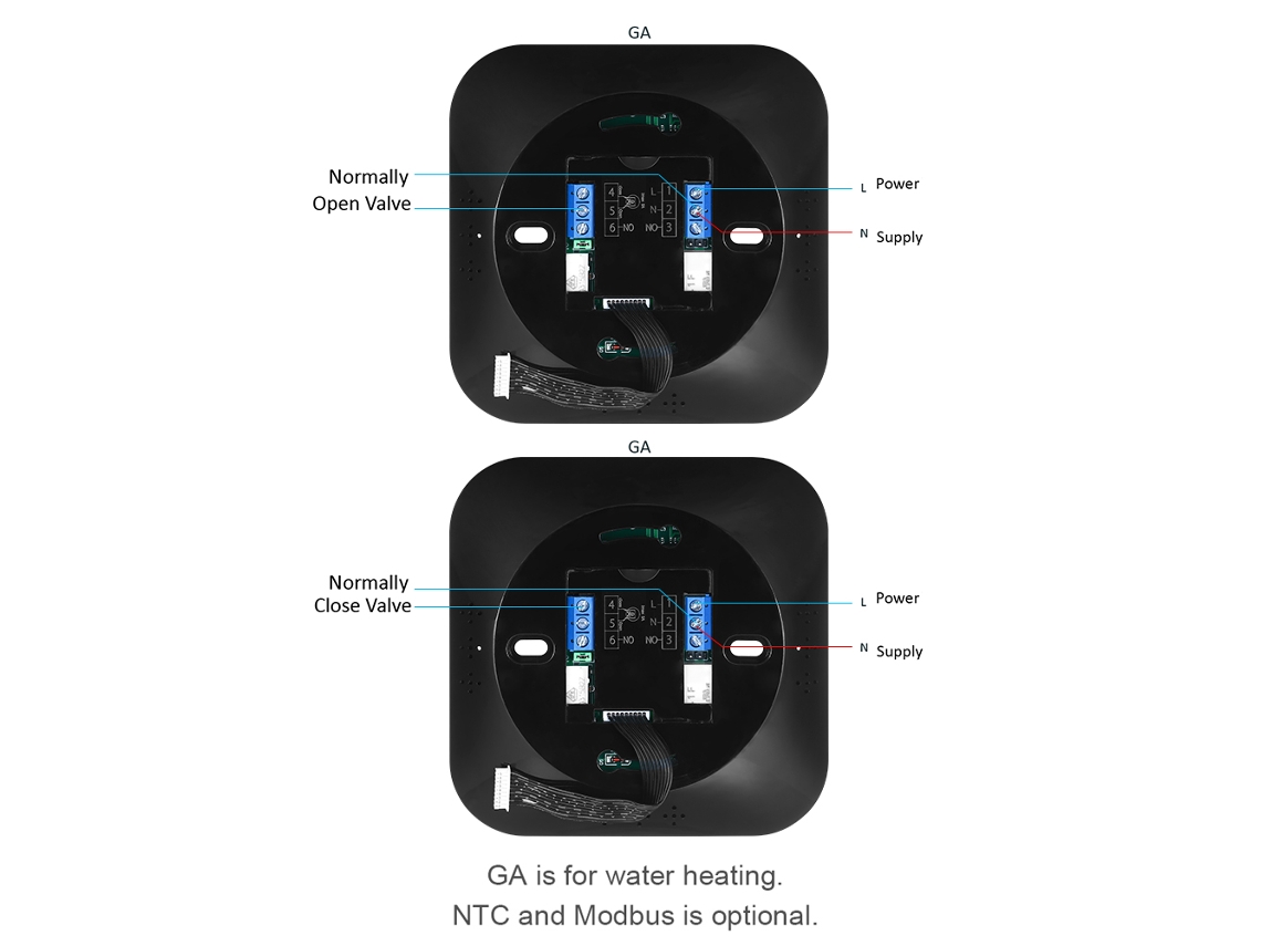 Termostato Programable Con Pantalla Táctil Lcd, 5+1+1 Ajustes, Regulador De Temperatura Del Agua, Wi-fi Inteligente.