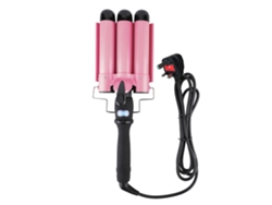Modelador de cachos cerâmico 2026 com 3 cilindros e tecnologia digital para tecidos, 220V, 28mm, Penteado Tool UK
