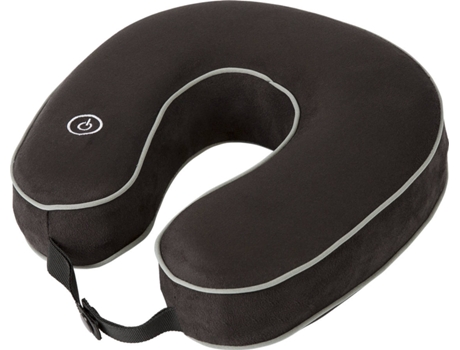 Almohada De Viaje con masaje homedics tanmsq220bkeu vibrante para el cuello 2 velocidades incluye