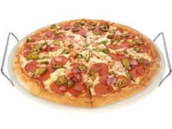 Piedra para Hornear Pizzas + Soporte para Servir EH EXCELLENT HOUSEWARE (33 x 33 cm)