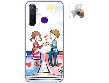 Carcasa Realme 5 Pro TUMUNDOSMARTPHONE Café Multicolor