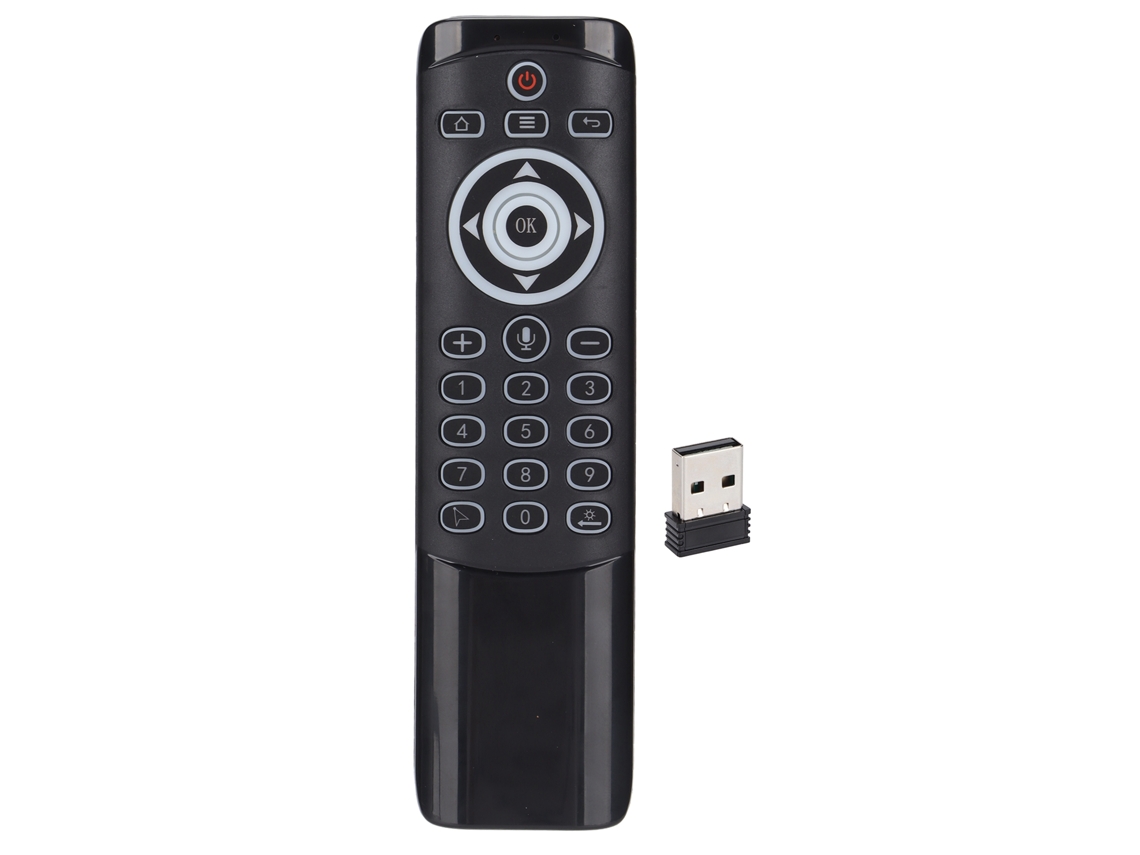 Control Remoto Inalámbrico Por Voz De 2.4g Con Giroscopio, Plug And Play, Ratón Aéreo De Control Preciso.