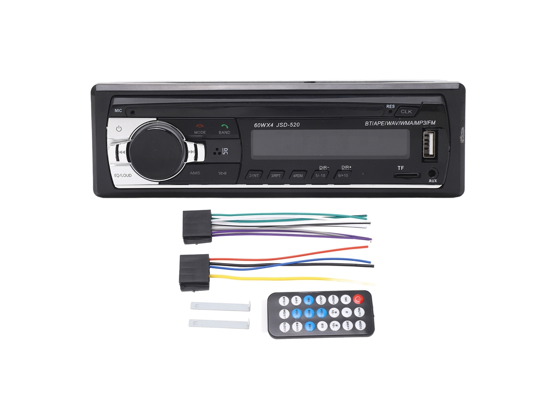 Radio para coche con control de voz IA, pantalla LED, conexión dual, manos libres, USB 2.0, receptor estéreo para escuchar música