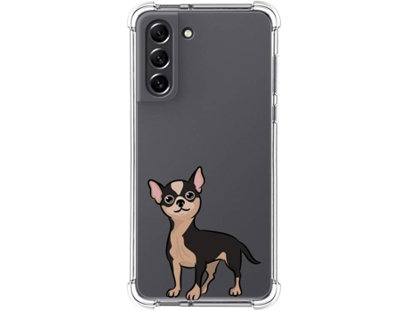 Carcasa Samsung Galaxy S21 FE 5G TUMUNDOSMARTPHONE Dibujos Antigolpes Perros 05 Multicolor