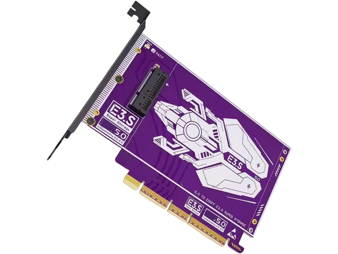 Tarjeta adaptadora de almacenamiento SFUSHOS Edsff E3 S a PCIe5 0 para una expansión de transferencia de datos confiable