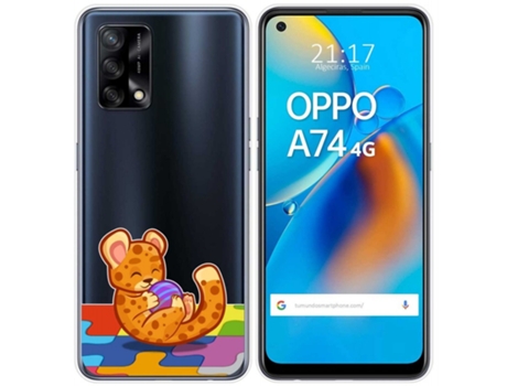Carcasa Oppo A74 4G TUMUNDOSMARTPHONE Dibujos Transparente