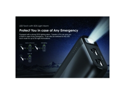 Oraimo Opb-p204d Power Bank 20000mah Carregamento Rápido 2.1a Dual Usb Portátil