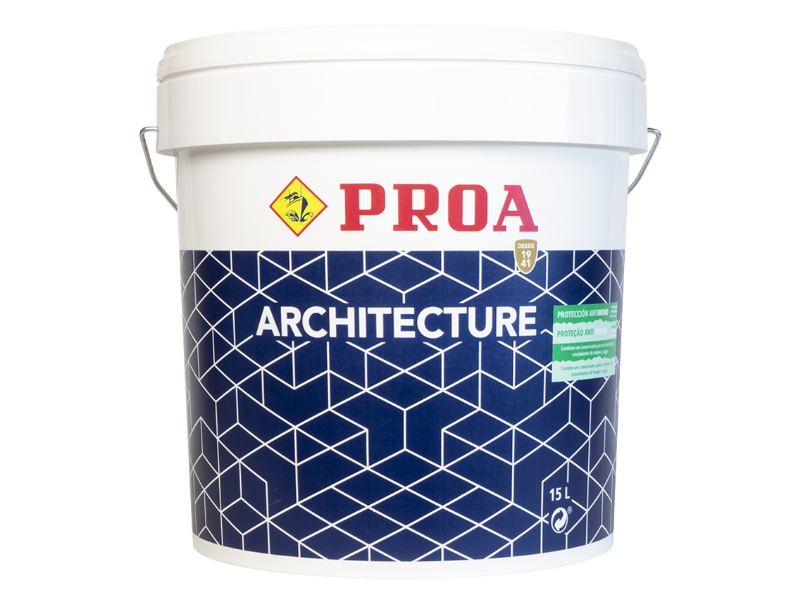 IMPERMEABILIZANTE ELÁSTICA FACHADAS Architecture Gris 15L