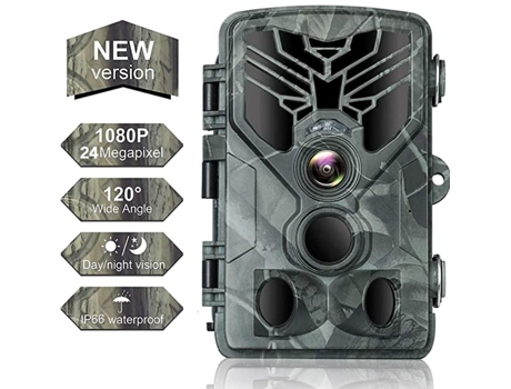 Cámara de caza CHRONUS Bravia 24Mp 1080P con Monitor de Visión Nocturna Impermeable Ip66 Marrón